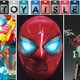 Mattel's Street Sharks, Hasbro's Iron Spider Electronic Helmet, and Bandai's S.H. Figuarts Mandalorian Boba Fett